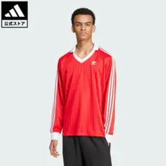 adidas originals 赤 長袖 トップス ジャージ サッカー