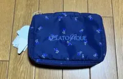 新品　gelato pique 花柄 ポーチ ネイビーのサムネイル
