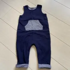 babyGAP ネイビー ストライプポケットロンパース 3-6ヶ月
