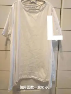 チュニック　レディース　半袖　夏物　夏服　白のサムネイル