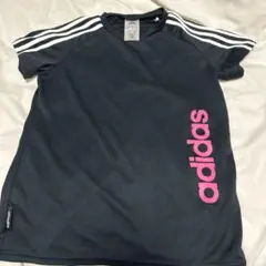 adidas 黒 Tシャツ 160