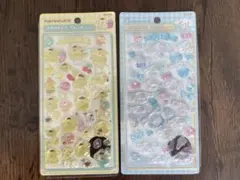 ポムポムプリン シナモロール　ボンボンドロップシール 2枚セット