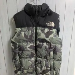 THE NORTH FACE ダウンベスト カモフラ L - メルカリ