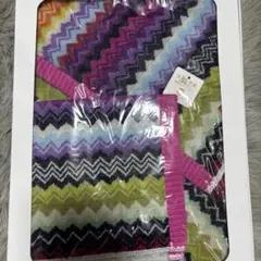 MISSONI HOME 国産 タオルケット ブルー系 - メルカリ