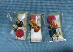 チョコエッグ　ポケモン　旅立ちの3匹　（ヒノアラシ　アチャモ　ナエトル）