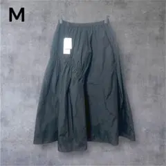 新品 OPAQUE.CLIP オペーク.クリップ M フレアロングスカート 黒