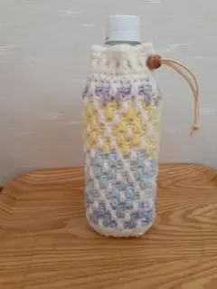 ハンドメイド ペットボトルカバー ペットボトルホルダー 500ml