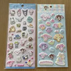 サンリオ シュガーバニーズ ぷっくりシール 2枚セットのサムネイル