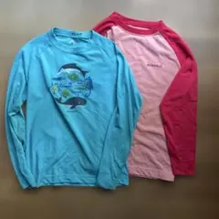 mont-bell モンベル 長袖Tシャツ 130サイズ 2枚セット　カットソー