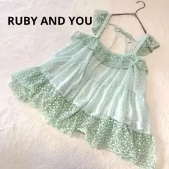 2026年最新】RUBY AND YOU 季節：春夏 レディース ノースリーブ シャツ 
