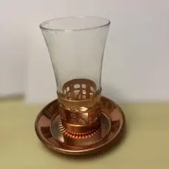 グラス５個セット受け皿付き