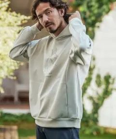 ナメクジ様専用　コールアンドレスポンスフレンチブル-プリントパーカー