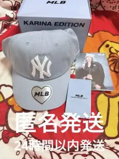 カリナ X MLBシグネチャーアンストラクチャーボールキャップ　NY カリナ MLB korea シグネチャーアンストラクチャーボールキャップ NY