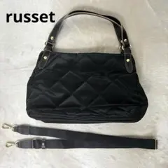 russet ラシット 2way三層キルティングナイロンショルダーバッグ