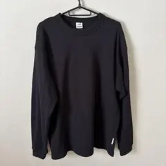TIGORA ティゴラ　ブラック　ワッフル　カットソーのサムネイル