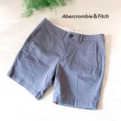 正規品　美品　アバクロ　ショートパンツ　メンズ　28 グレーのサムネイル