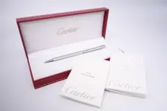 筆記OK Cartier サントス ドゥ カルティエ ボールペン シルバーのサムネイル