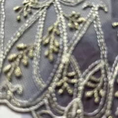 3mラメ糸　チュールレース *お7-101