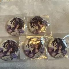 鬼滅の刃　WEBSHOPくじ　繋ぐ　しのぶ　カナエ　缶バッジ　しのぶ　4点