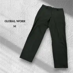 GLOBAL WORK グローバルワーク　スラックス　裏起毛　ウエスト紐　M