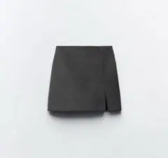 ZARA スリットディティールスコート ミニスカート