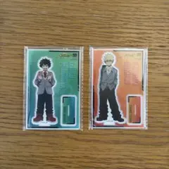 僕のヒーローアカデミア　くら寿司　緑谷出久　爆豪勝己　アクリルスタンド