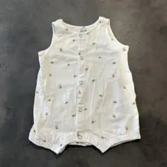 H&M ベビー ロンパース ノースリーブ フルーツ柄 60/70