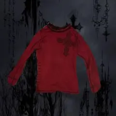 y2k archive ロンT ダークレッド リバーシブル お兄系 平成ギャル男