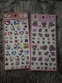 正規品　サンリオ　キティ　平成はっぴーフォン　シール　日焼け　ギャルキティ