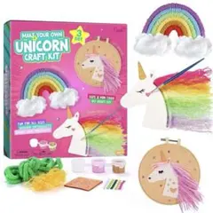 フェルト 工作キット ユニコーン 手芸キット レインボー ハンドメイド キッズ