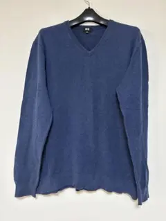UNIQLO ユニクロ Vネックセーター ネイビー XL