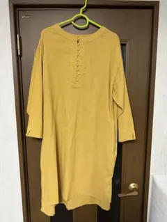 マスタードカラー チュニック　大きいサイズ
