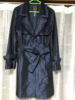 トレンチコート　紺色