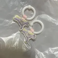 シューズタグ　目印アクセサリー　靴の目印　上靴　タグ　ユニコーン