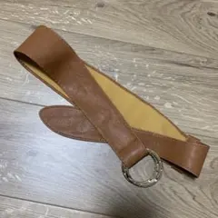 リングベルト　キャメル　レディース