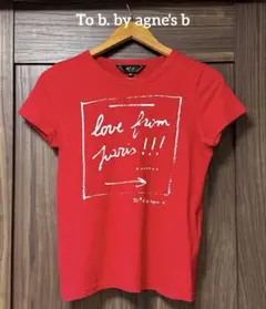 To b. by agne's b LOVE FROM PARIS Tシャツ