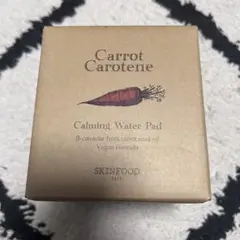 新品 SKINFOOD キャロットカロテン カーミングウォーターパッド