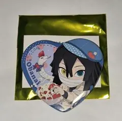 鬼滅の刃　ハート型缶バッジ　小芭内