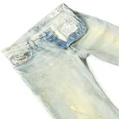 ディーゼルSAFADO▼スリムストレートデニム▼ダメージ加工▼28▼W約82cm