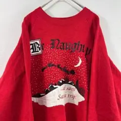 Fruit of the Loom USA製 ロゴトレーナー スウェット レッド