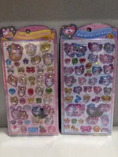 うるちゅるシール　フワフワらびちゃん まじかるみゅーちゃん　セット販売