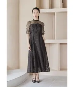 定価18700円　美品　niana オケージョンドレス　結婚式　同窓会　ブラウン