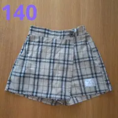 スカート ショートパンツ ハーフパンツ 半ズボン 140