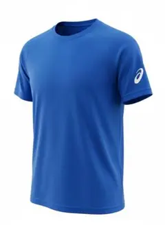 アシックス Tシャツ XL 青 半袖 スポーツ トレーニング