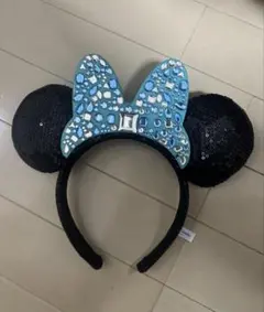 ディズニー　カチューシャ　ミニー　ディズニーランド　ディズニーシー　スパンコール