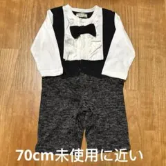 LEON タキシード風ロンパース 70cm