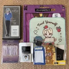BTS テテ アクスタ BTS THE BEST 缶バッジ ラキドロ ジョングクのサムネイル