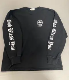 God Bless You ロングスリーブTシャツ ブラック Fのサムネイル