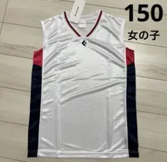 新品　コンバース　タンクトップ　ミニバス　150 女の子　レッド／ネイビーのサムネイル