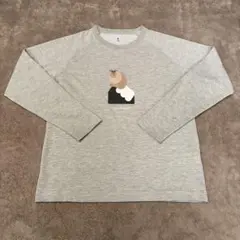 モンベル　mont-bell 長袖カットソー グレー 150